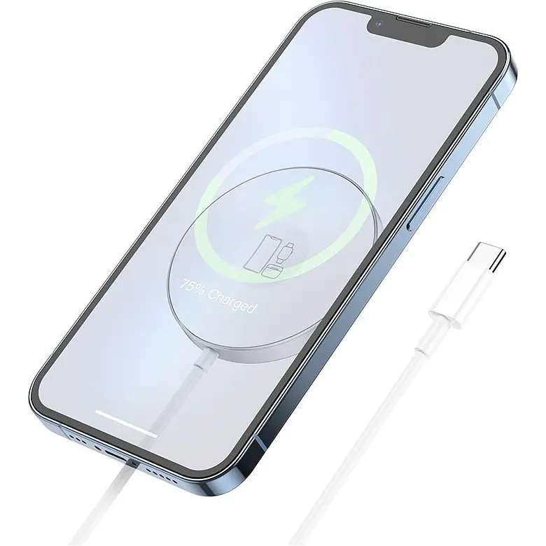 Бездротовий зарядний пристрій Hoco Delight Magsafe 3in1 Wireless Fast Charger 15W CW41 White [97880] - фото 4
