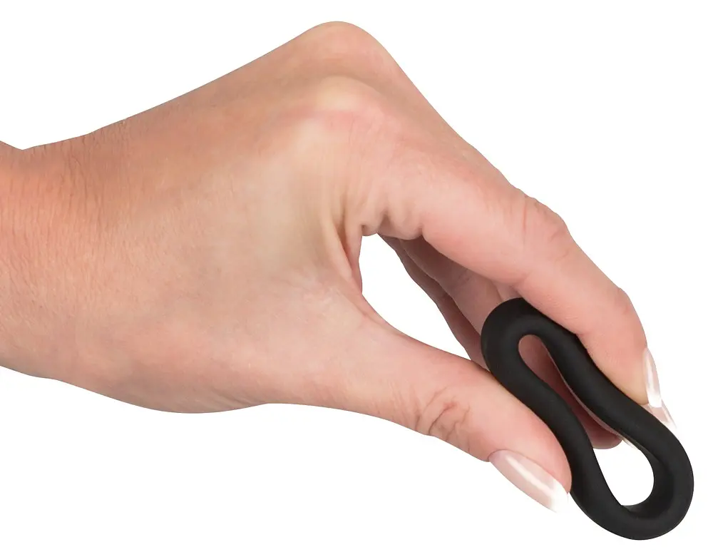 Ерекційне кільце Orion Black Velvets Cock Ring, 3.2 см (чорний) - фото 6