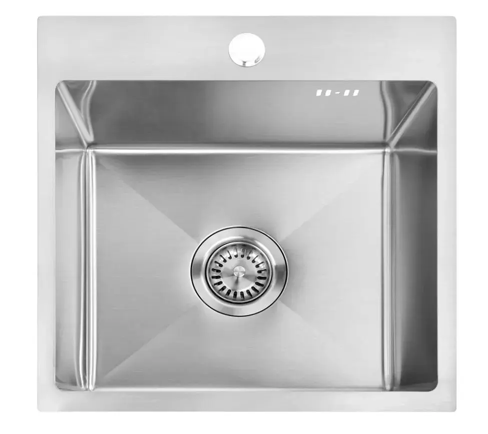 Кухонна мийка Rea Leo 40 400x450 мм nickel brushed ZLE-06000 - фото 4