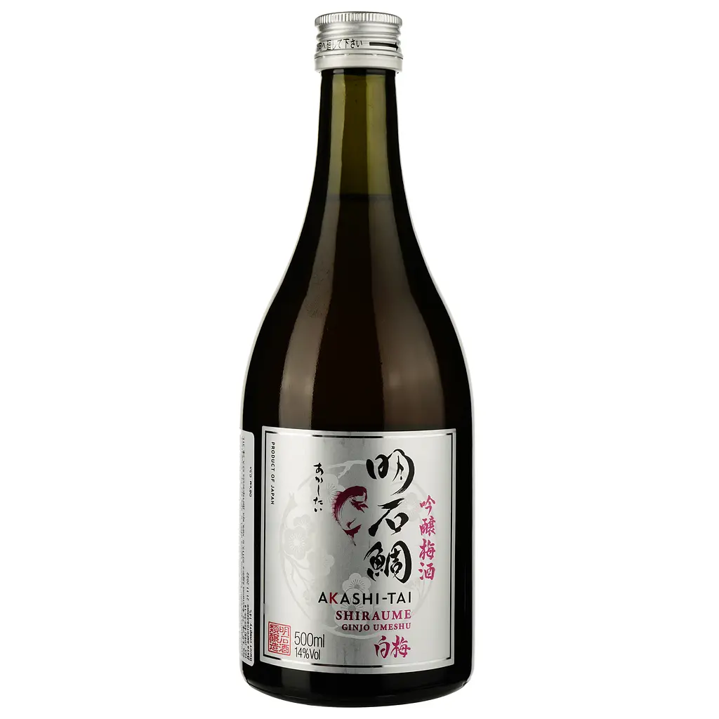 Умэсю Akashi Tai Shiraume Ginjo Umeshu, 14%, 0,5 л (724172) - фото 2