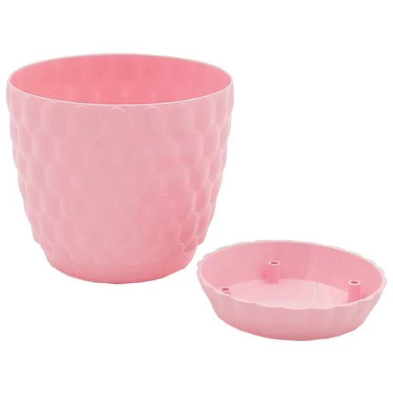 Горщик для квітів Alyaplastik Pinecone, 3 л, рожевий (ALY407pink) - фото 2