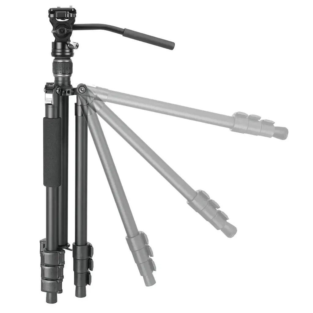 Штатив алюмінієвий Vanguard Vesta Go 234AV10 з відеоголовкою PV-10, Arca-Swiss, висота 151 см, навантаження до 5 кг для відео 4к - фото 8