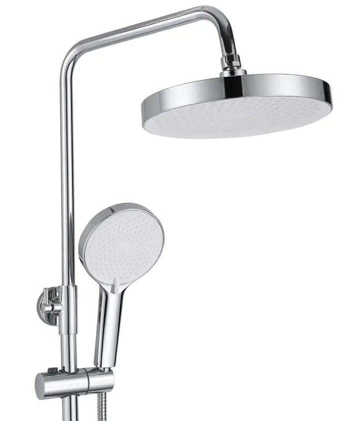 Душова система Rea Bloom хром white з виливом REA-P9527, Хром - фото 3