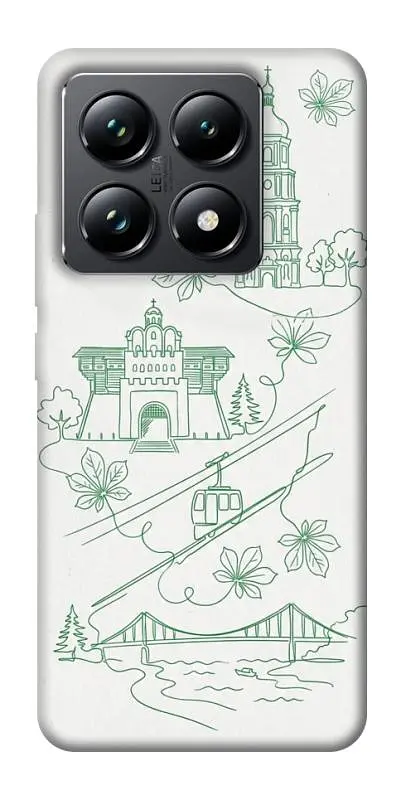 TPU чохол Demsky Heart of Kyiv для Xiaomi 14T Pro