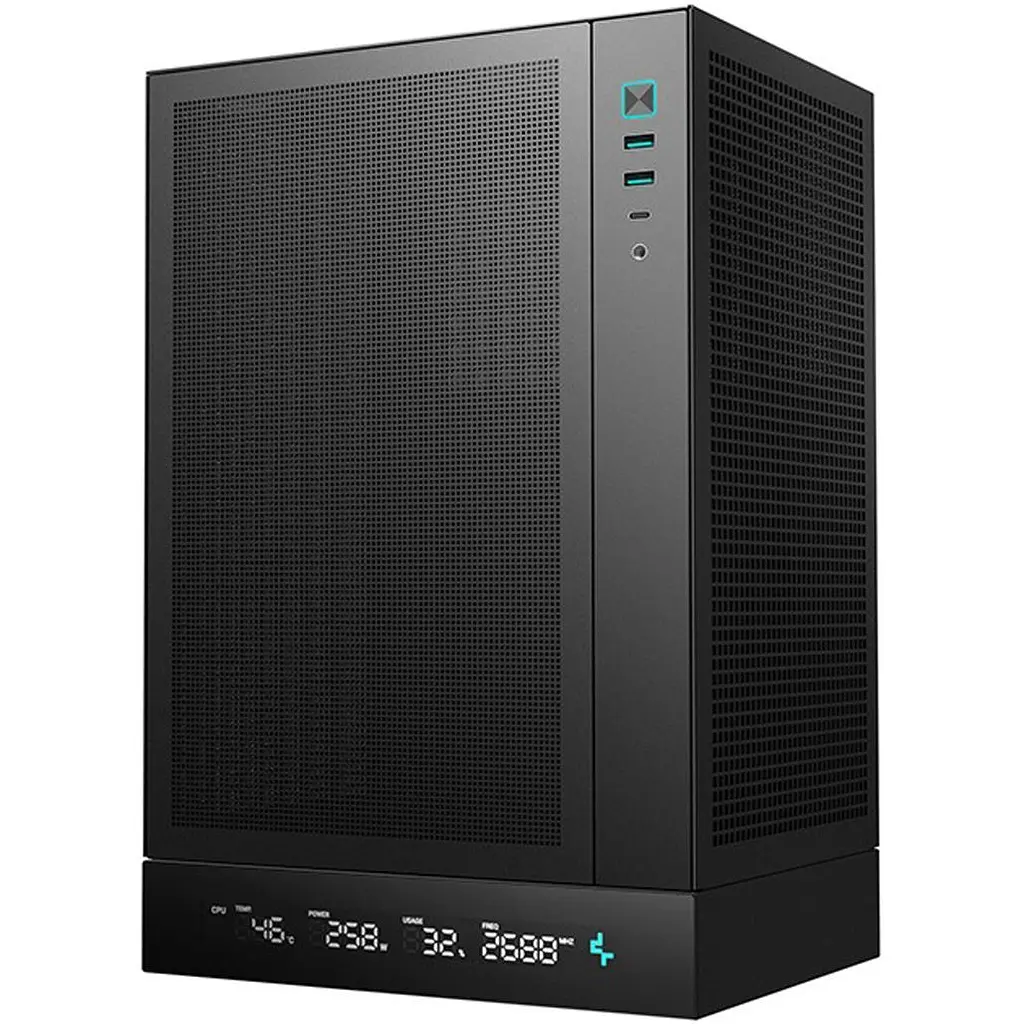 Корпус Deepcool CH170 Digital Black (R-CH170-BKNPI0D-G-1) [146736] - фото 2