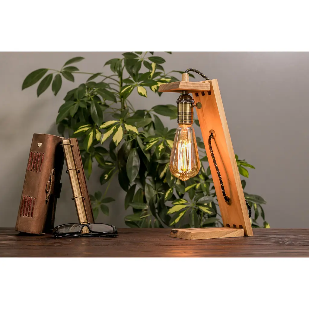 Настольная лампа EcoWalnut Лампа Эдисона (EW-16) - фото 5