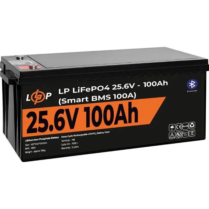 Джерело безперебійного живлення [ДБЖ] LogicPower LPE-W-PSW-3600VA + LiFePO4 батарея 25.6V - 100Ah Smart BMS BT [20489] [110273] - фото 8