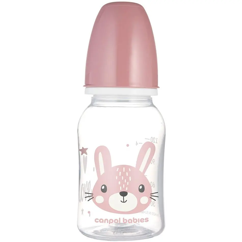 Пляшечка Canpol Babies Cute Animals 120 мл. (11/851_pin) - фото 1