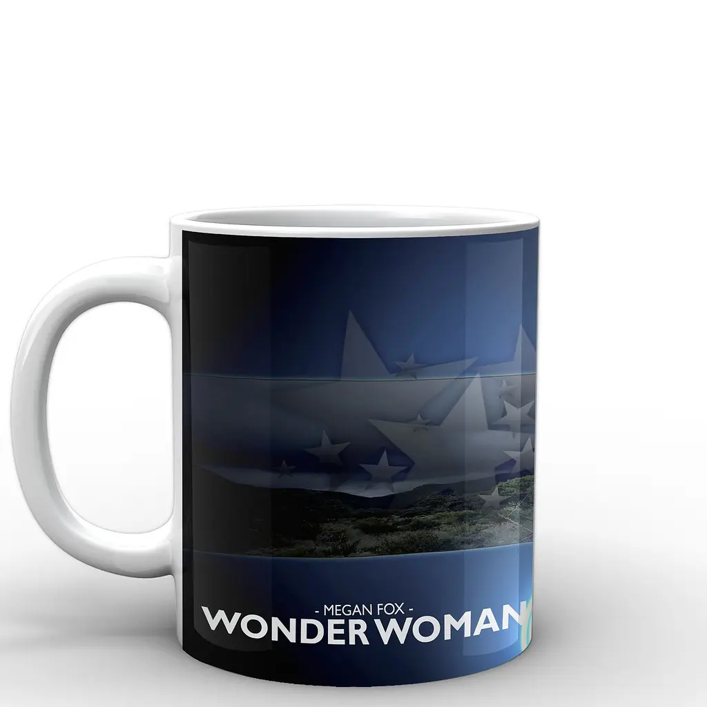 Кухоль GeekLand Чудо-Жінка Wonder Woman stars WW.02.006 330 мл білий - фото 2