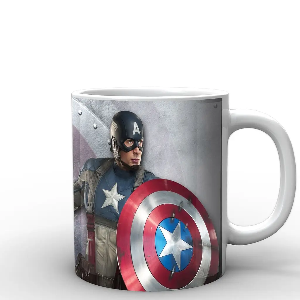 Кухоль GeekLand Captain America Стів Роджерс CA.02.010 330 мл білий - фото 3