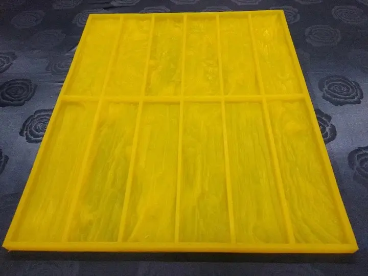 Гибкая полиуретановая форма для изготовления декоративного кирпича A.N.B. "ДРЕВЕСНЫЙ КАМЕНЬ" на 12 плиток - фото 13