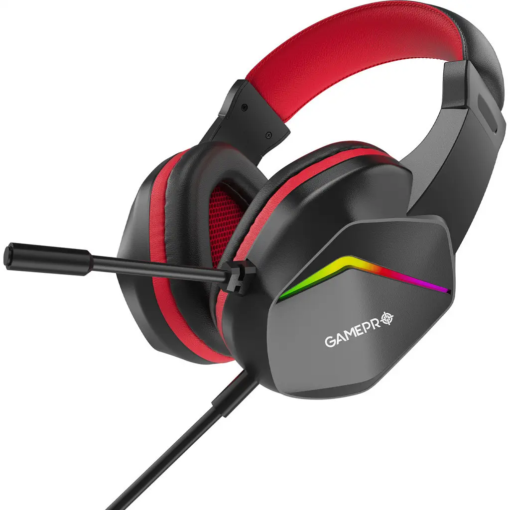 Навушники GamePro HS311 RGB Black/Red (HS311) - фото 2