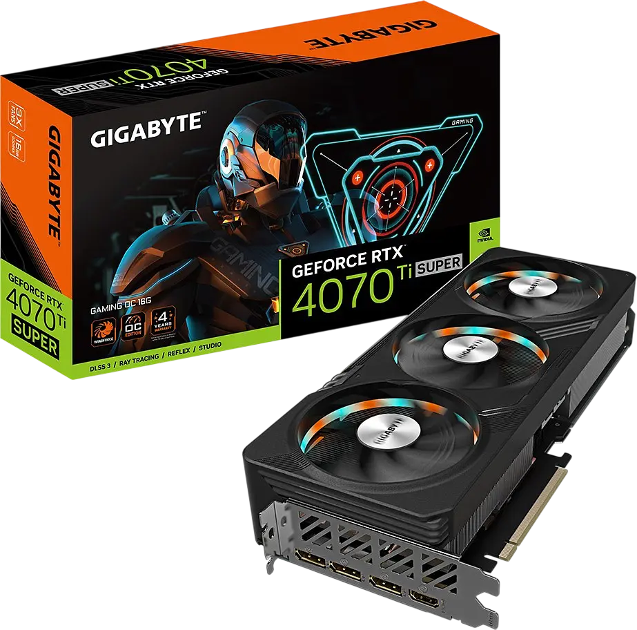 Відеокарта GeForce RTX 4070 Ti Super 16GB Gigabyte Gaming OC (GV-N407TSGAMING OC-16GD) Б/В - фото 4