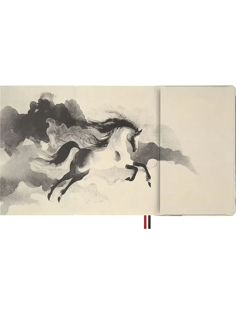 Записник Moleskine Year of the Horse середній, Лінійка Сірий (LECNYHRSQP060A) - фото 6