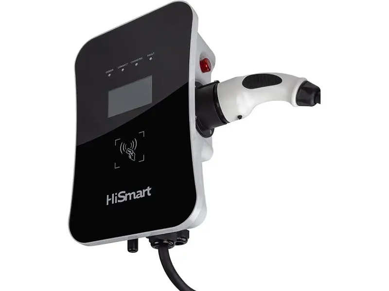 Зарядна станція для електромобілів HiSmart Type 2, 22kW, 32A, 3-фази, 5м (EV200085) - фото 2