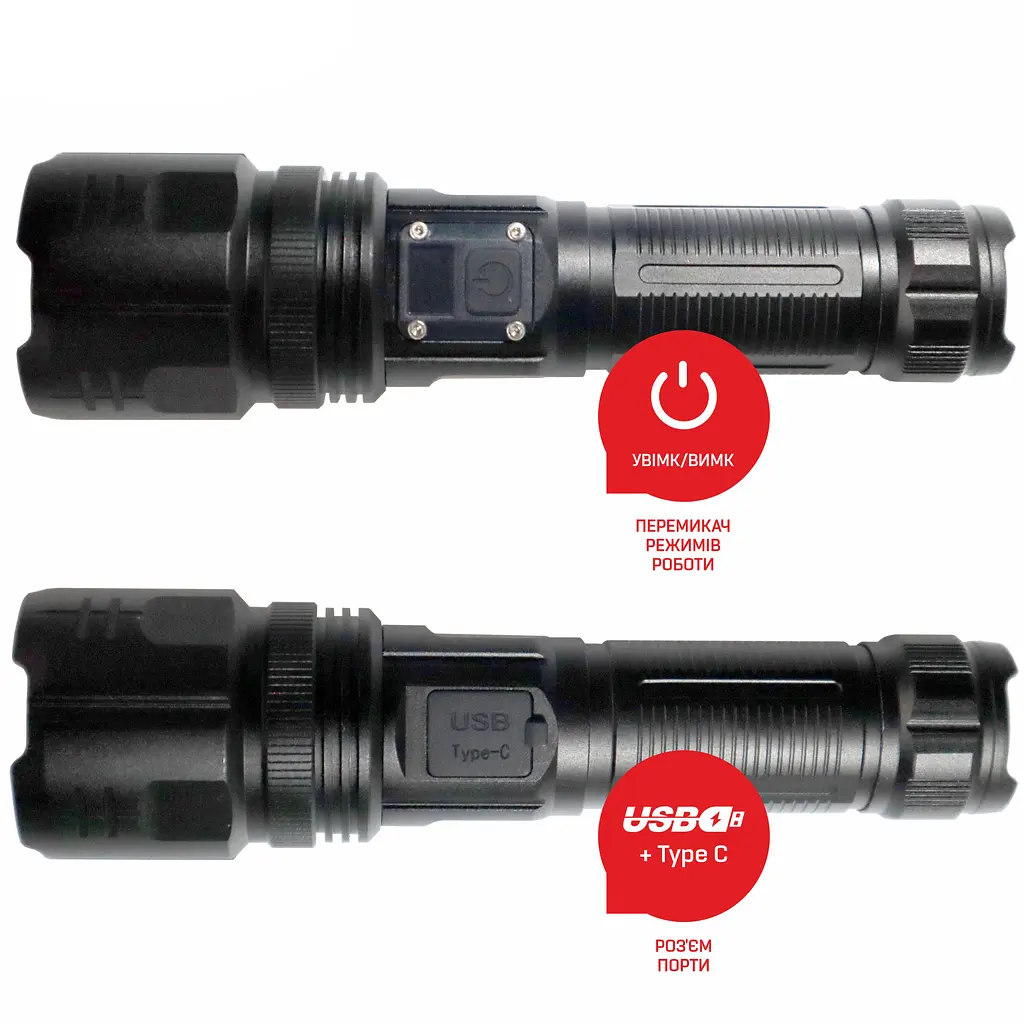 Фонарь ручной LED Stark L-4-02 Li (243000402) - фото 3