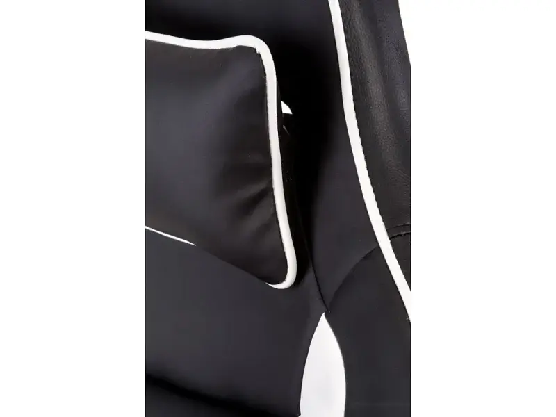 Комп'ютерне крісло для геймера Special4You Nero black/white (E5371) - фото 5
