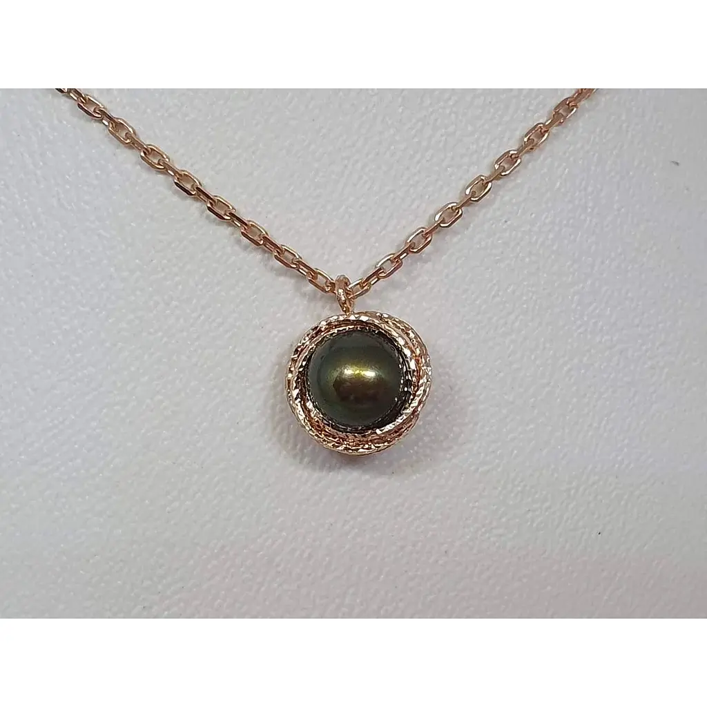 Золотое колье Favoritum с жемчугом. 811420_1Ч 40 - фото 2