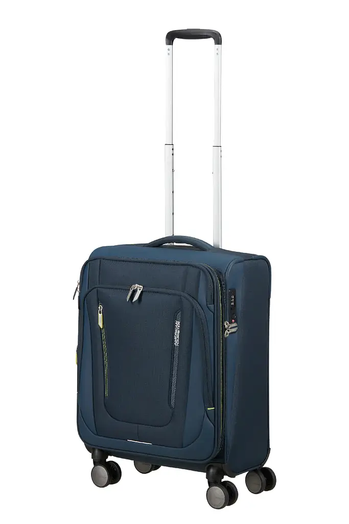 Валіза 55 См American Tourister WANDERLITE DARK NAVY 55x40x23(25) MJ6*41004 - фото 4