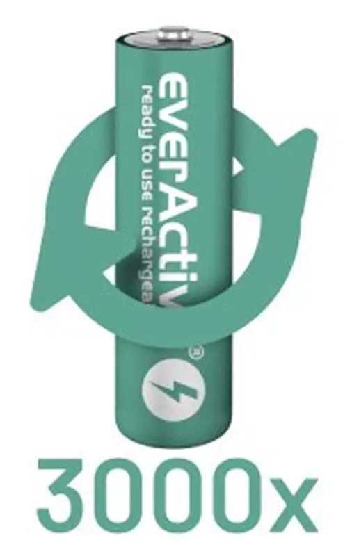 Акумулятор everActive AAA/HR03 Ni-MH 550mAh BL 4 шт. (EVHRL03-550) - фото 2