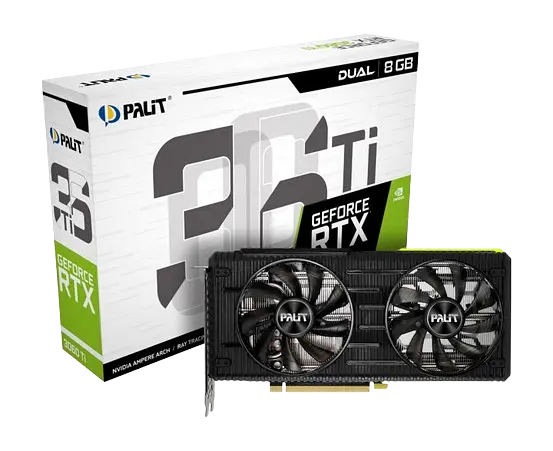Відеокарта GeForce RTX 3060 Ti 8GB Palit Dual (NE6306T019P2-190AD) Б/В - фото 3