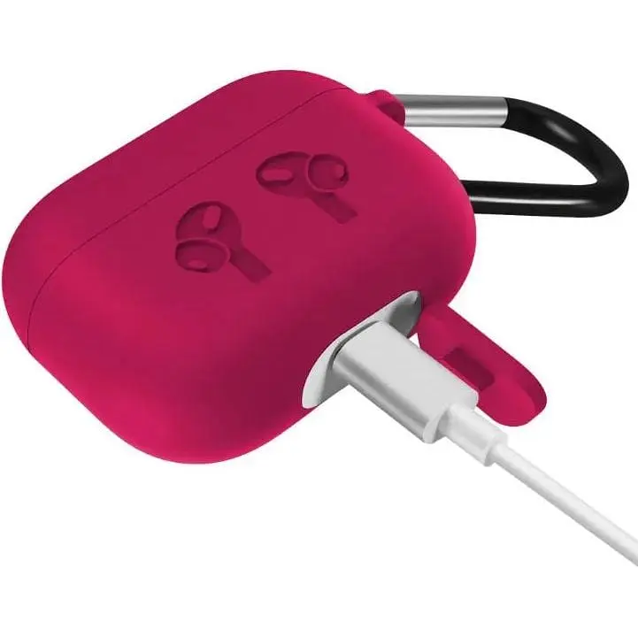 Чохол BeCover Silicon Protection для Apple AirPods Pro Rose Red (704504) - фото 3