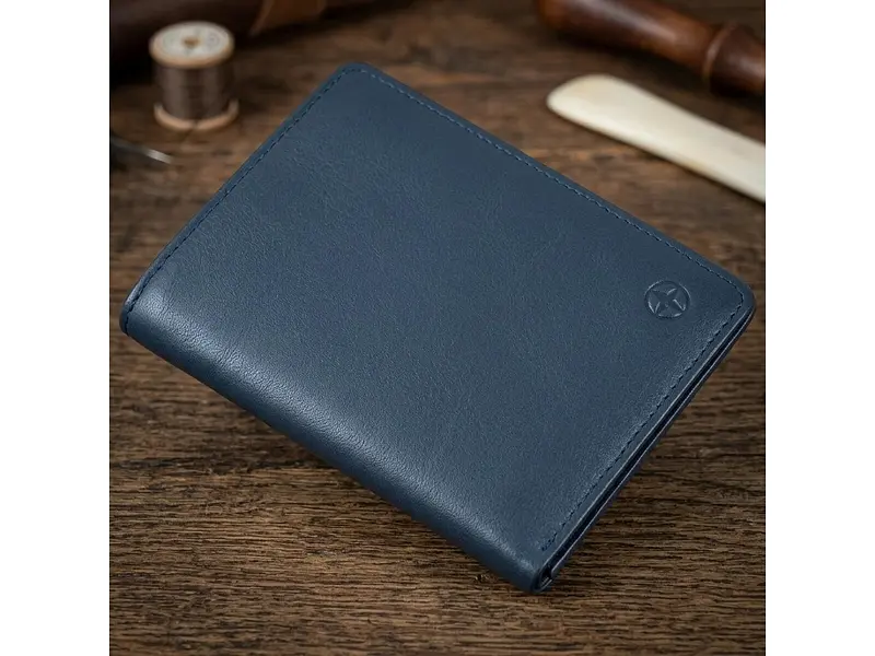 Чоловічий портмоне Cortina 5050 navy Синє 13x10,5. см TONY PEROTTI acs0032377 - фото 4