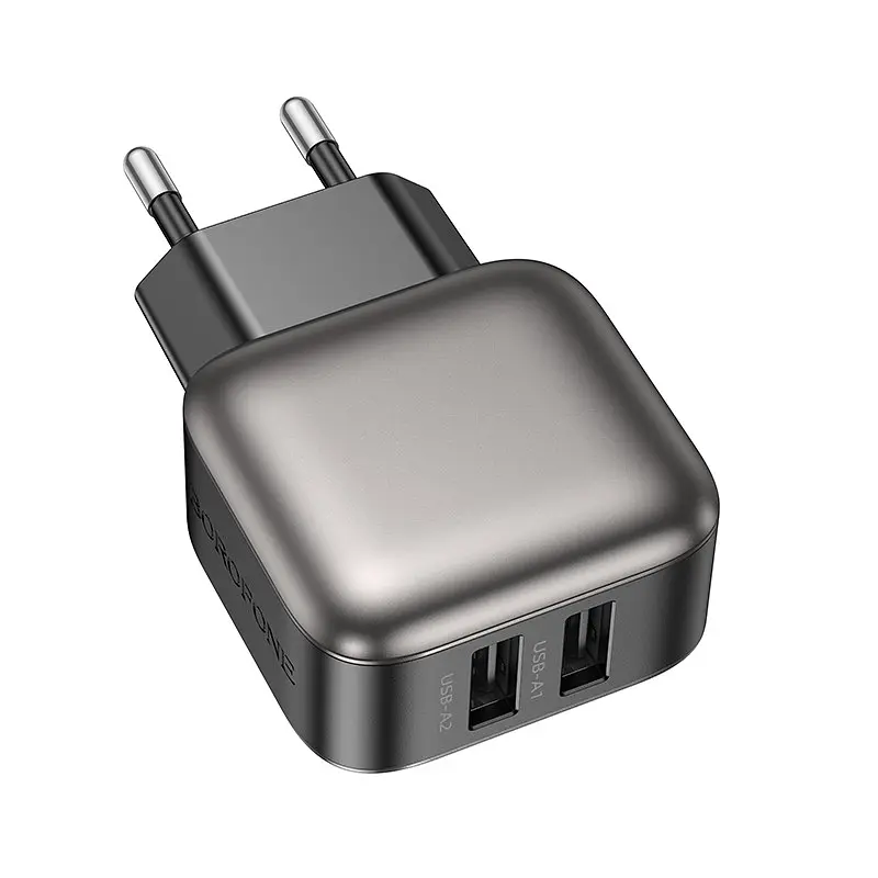 Сетевое зарядное устройство для Borofone BAS51A Absolute dual-port charger черный - фото 3