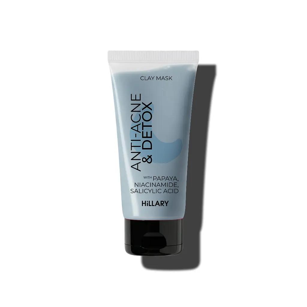 Глиняная детокс-маска для проблемной кожи лица Anti-Acne & Detox Clay Mask Hillary 90 мл - фото 3