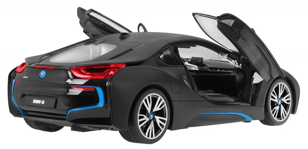 Машинка на управлении BMW i8 1:14 RASTAR 71000 черный - фото 6