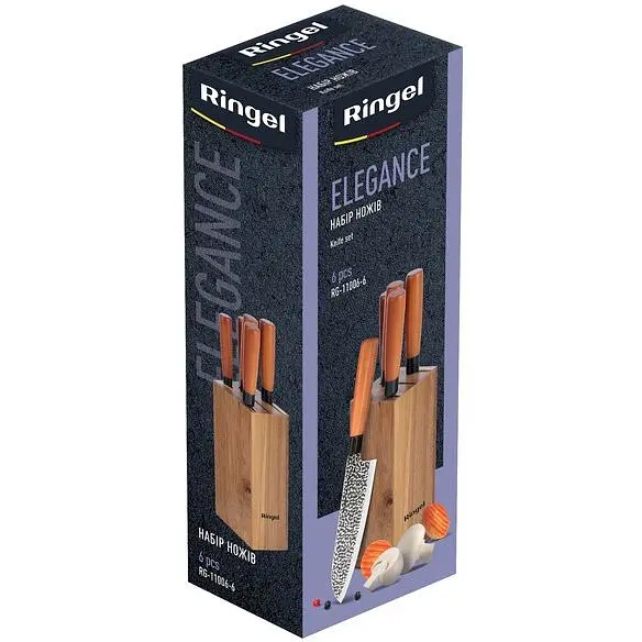 Набор ножей Ringel Elegance, в колоде, 5 шт. (RG-11006-6) - фото 9