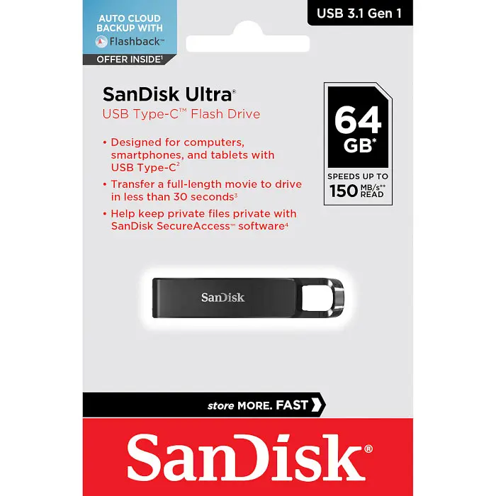 Флеш-накопичувач Sandisk USB 64GB Ultra Type-C (SDCZ460-064G-G46) - фото 7