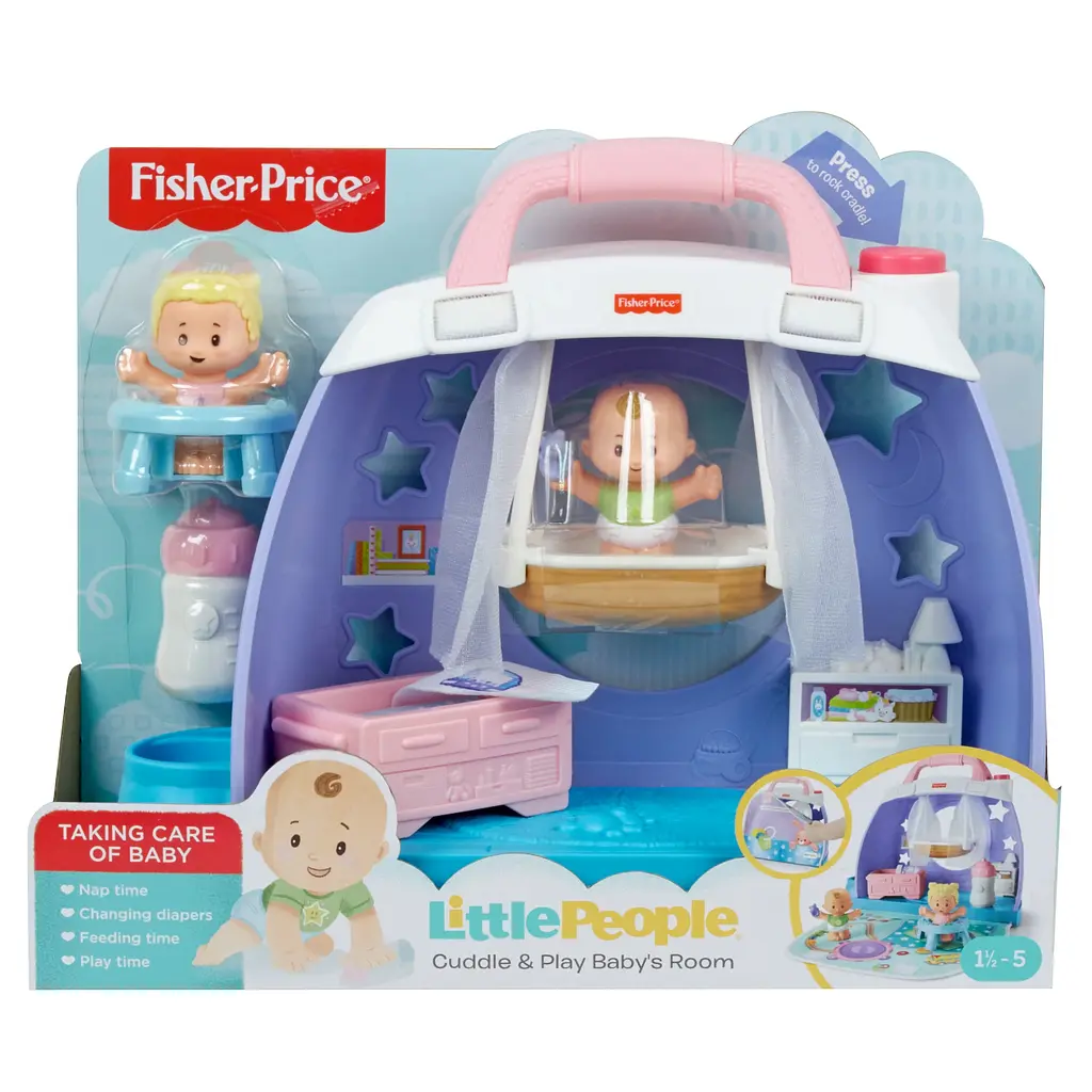 Ігровий набір Fisher-Price Дитяча кімната Little People (GKP70) - фото 6