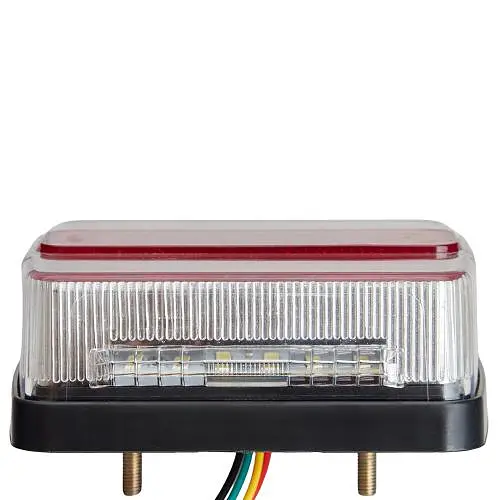 LED Задній ліхтар квадратний 6LED 12V 110х100х40 мм 2 шт. (BL-64916) - фото 3