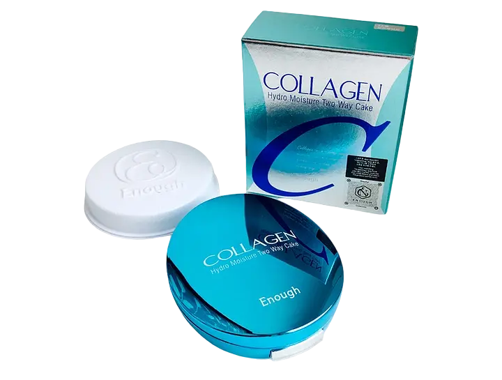 Компактна пудра для обличчя Enough Collagen Hydro Moisture Two Way Cake SPF25 PA++ відтінок 23, 26 г - фото 4