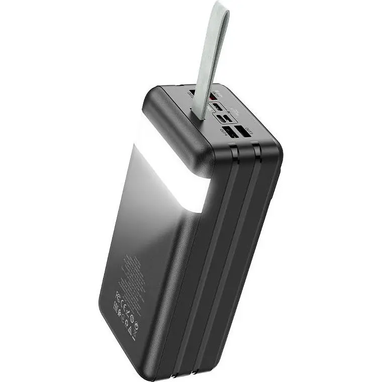 Зовнішній акумулятор Hoco J86B Electric 60000mAh 22.5W Black (771742) [101157] - фото 2