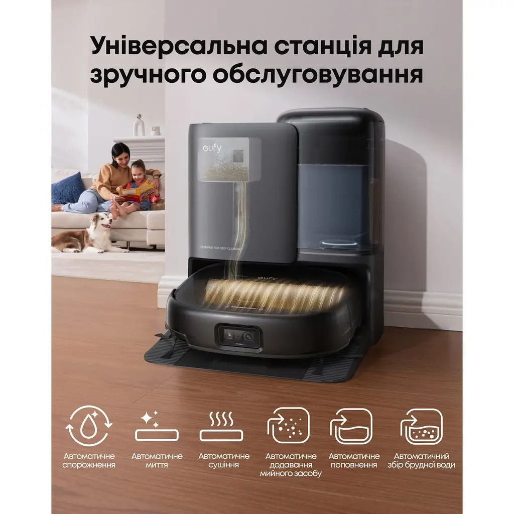 Робот-пилосос Eufy Omni E25 Black (T2353G11) [171063] - фото 8