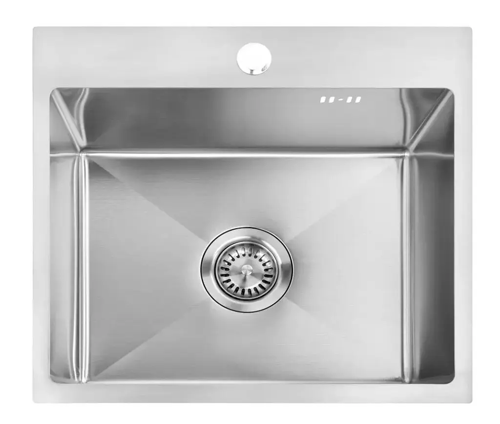 Кухонна мийка Rea Leo 50 500x450 мм nickel brushed ZLE-06003
