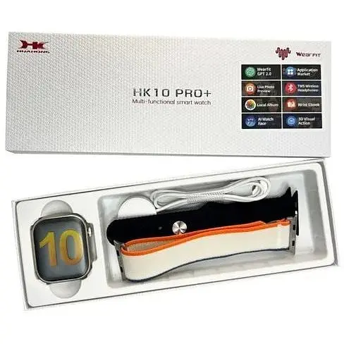 Смарт-годинник HK 10 Pro Plus IP67+Amoled Gold-Black - фото 5