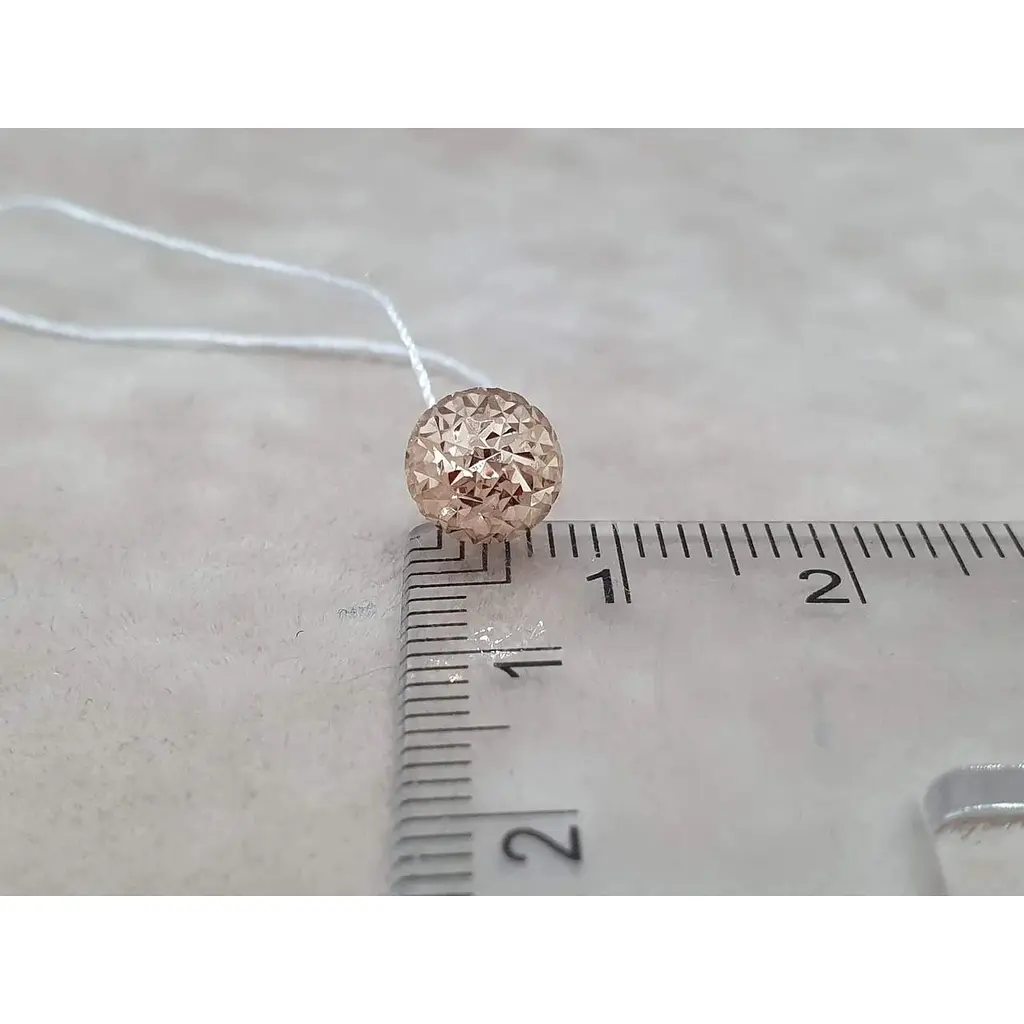 Золотые серьги-пуссеты Favoritum с алмазной гранью. 210115_7_А - фото 4