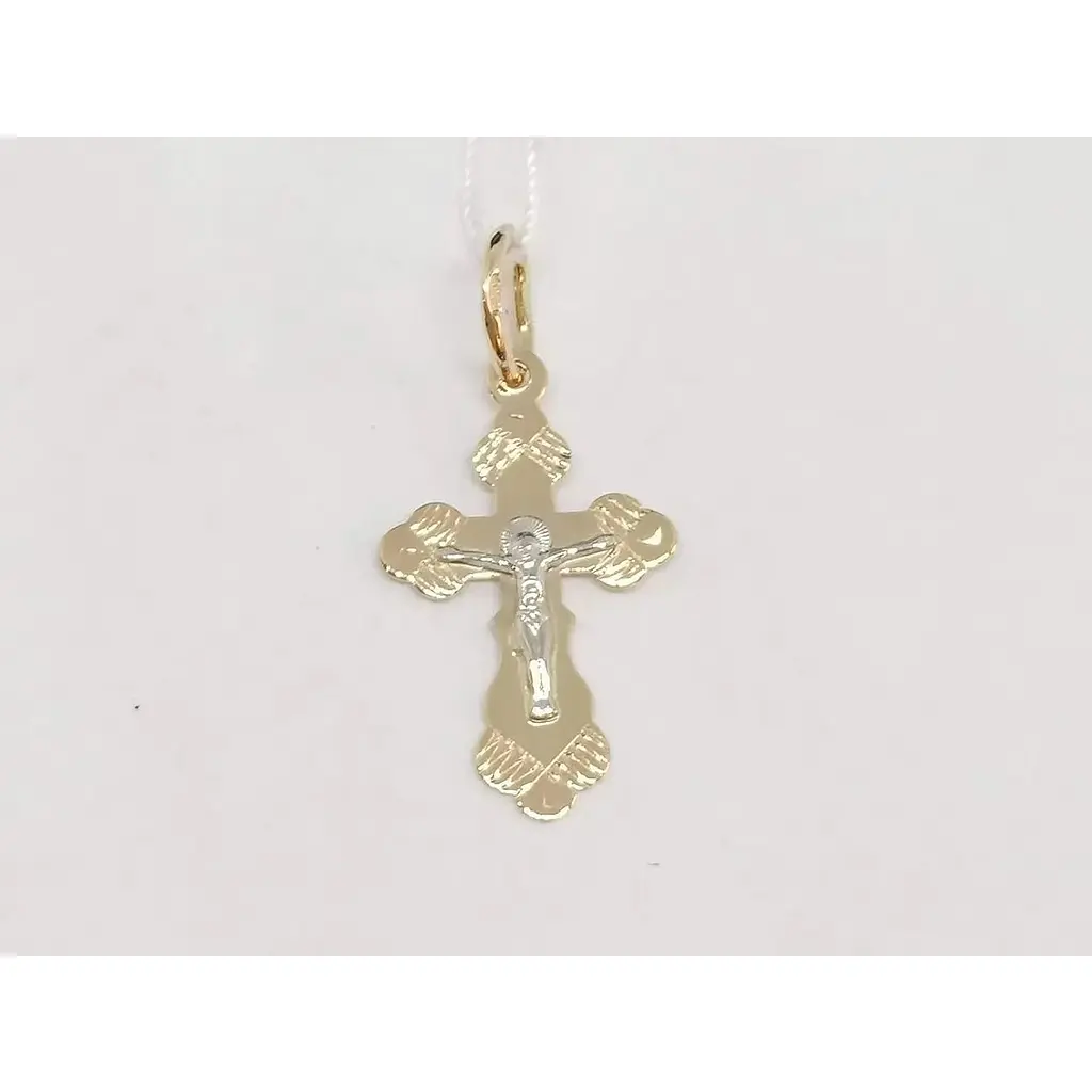 Золотой крестик Tango. Распятие Христа. 230103 - фото 2