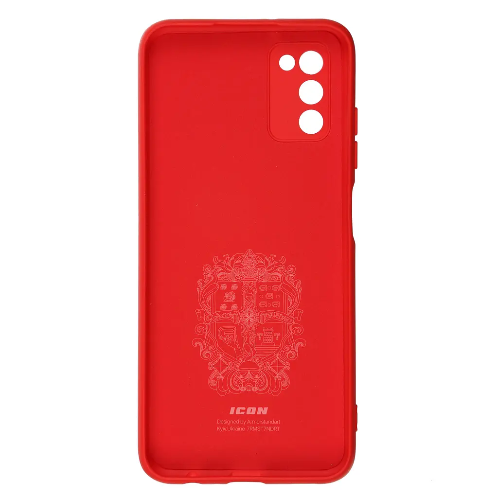 Чехол ArmorStandart ICON для Samsung A03s Camera cover Red (ARM64528) - фото 2