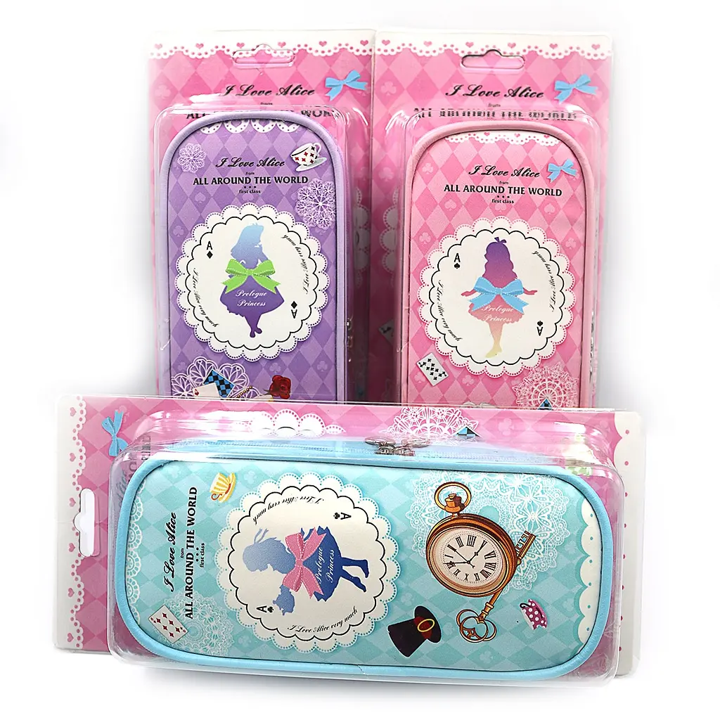 Пенал овальний на змійці Аліса в країні чудес, 1632 (В асортименті) - фото 2