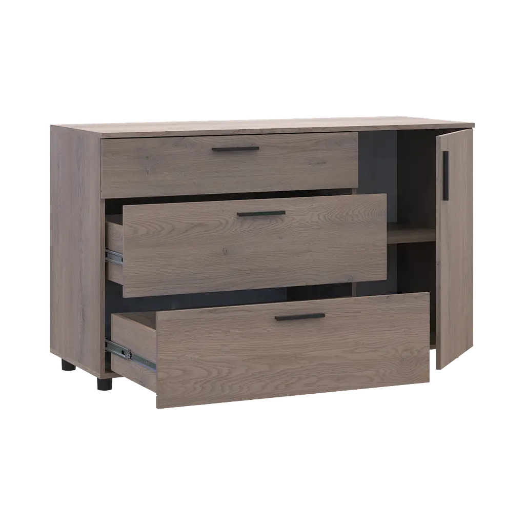 Комод Doros Торн Кремона Канноло 3Ш/1Д 135х51.6х80 (41510177) - фото 7