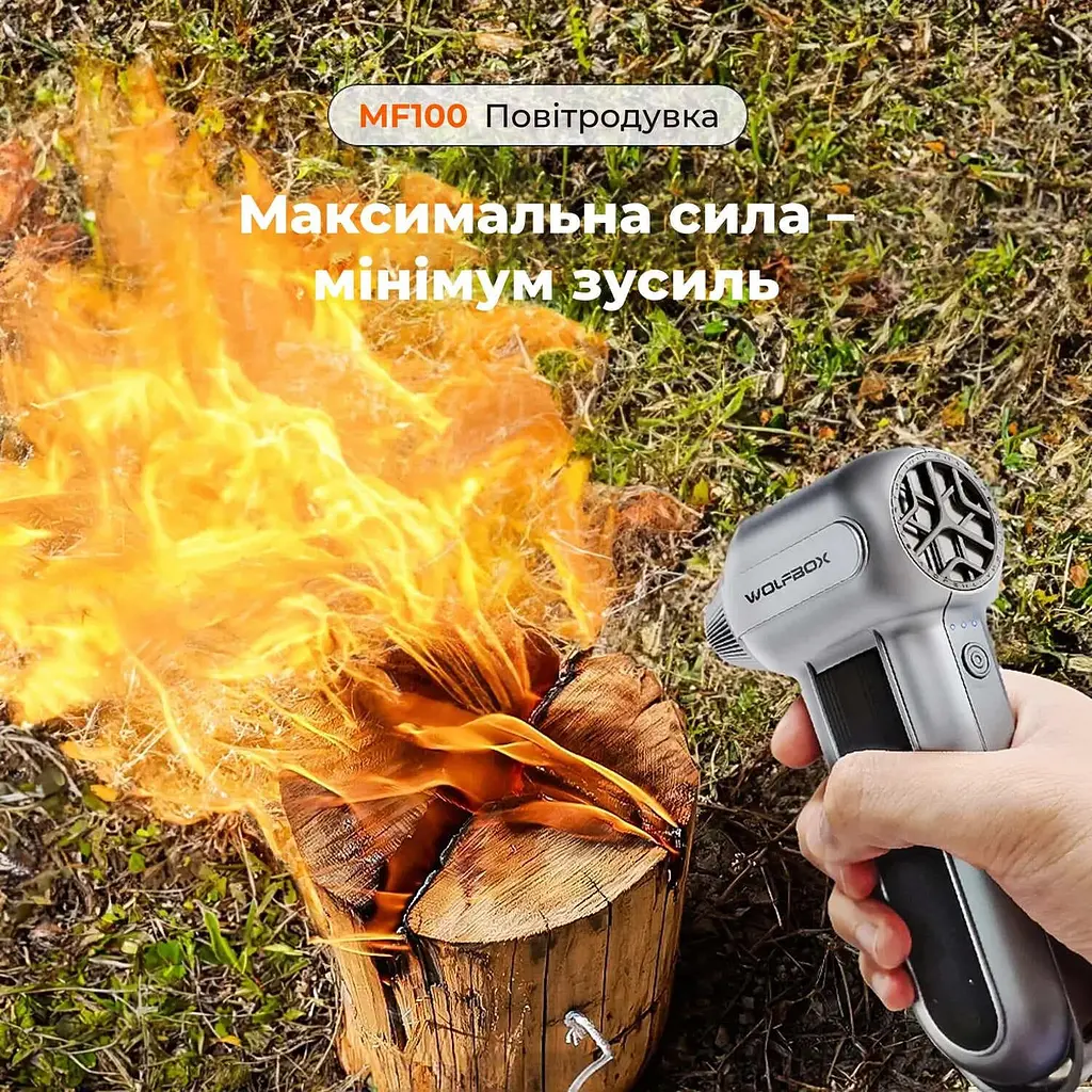 Бездротовий повітродув Wolfbox MF100 130000RPM 200g force (MF100) - фото 6