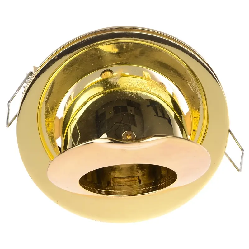 Светильник точечный Brille регулируемый Gimble CH BRASS MR16 163188 - фото 2