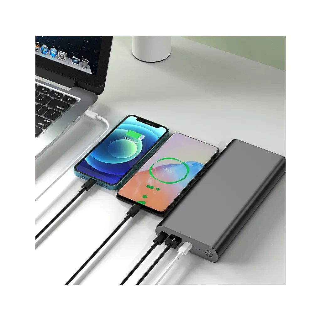 Батарея універсальна PowerPlant 26800mAh, PD/100W+18W, QC/3.0, USB-C*2, USB-A (PB930470) - фото 3