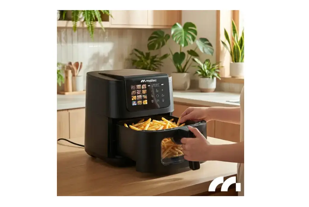 Аерогриль-мультипіч MalTec AirFryer2000W 8LB, 8 л, 2000 Вт, із сенсорним керуванням та 12 програмами, 114284 - фото 4