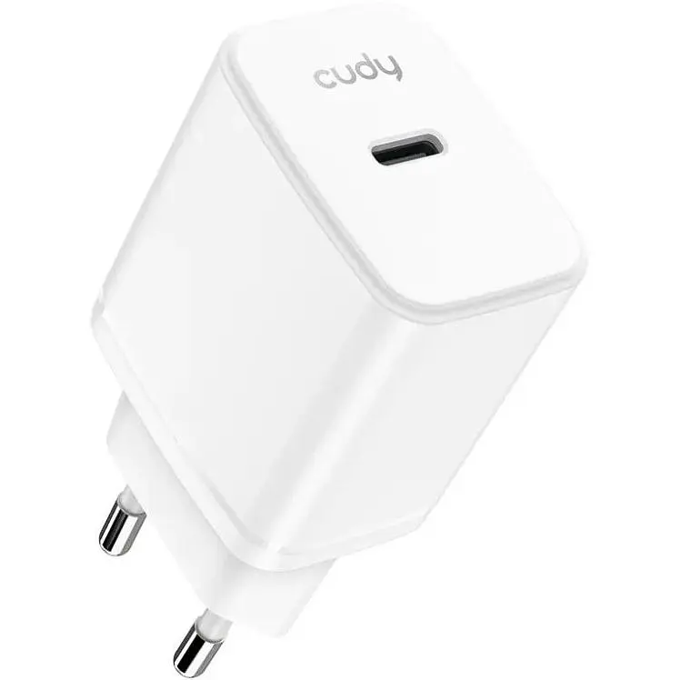 Зарядний пристрій 1xUSB 25W, (GaN, 1хUSB-C, QC+PD 3.0, вилка ЄС, для iPhone від 12 серії (CH25_EU) - фото 3