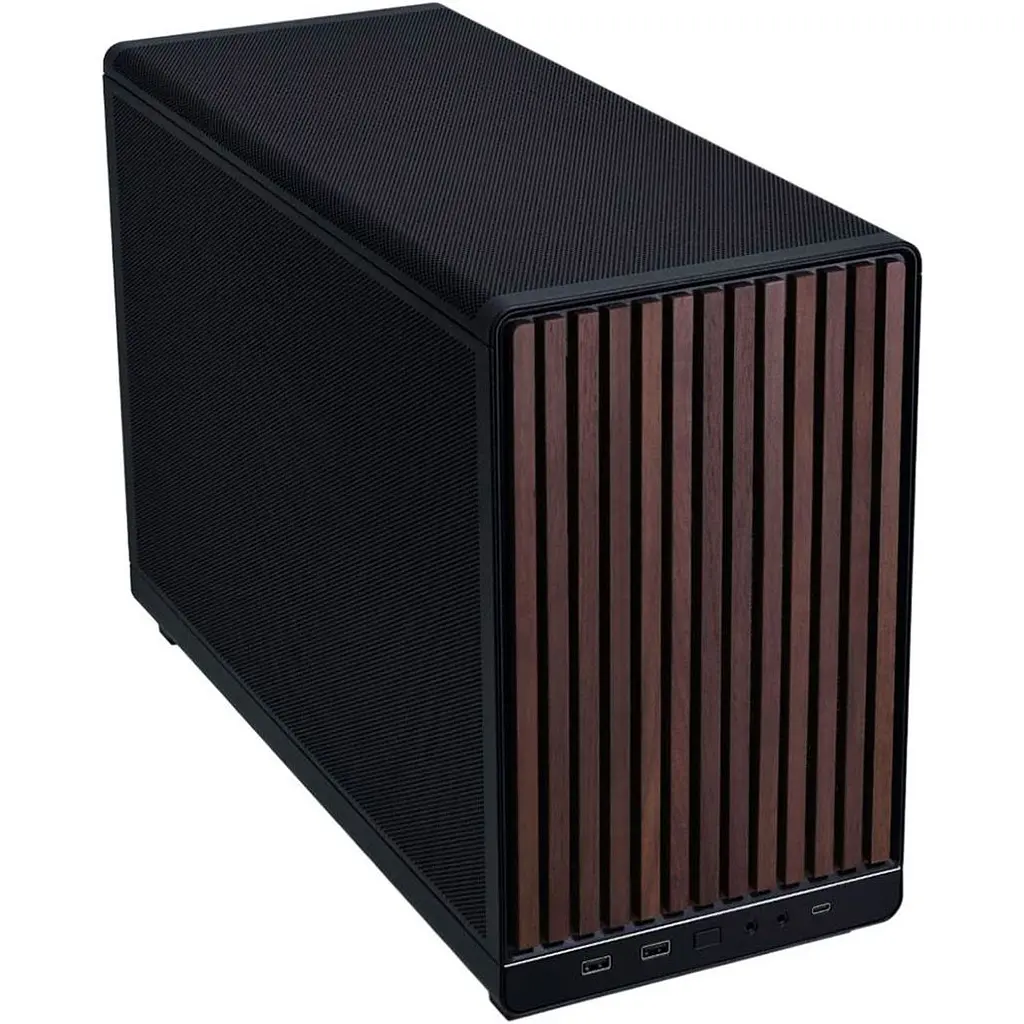 Корпус Lian Li A3-mATX Wood Edition Black (G99.A3X-WD.00) [176270] - фото 4